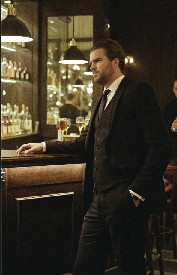 James Warwick — between meetings, Marbella